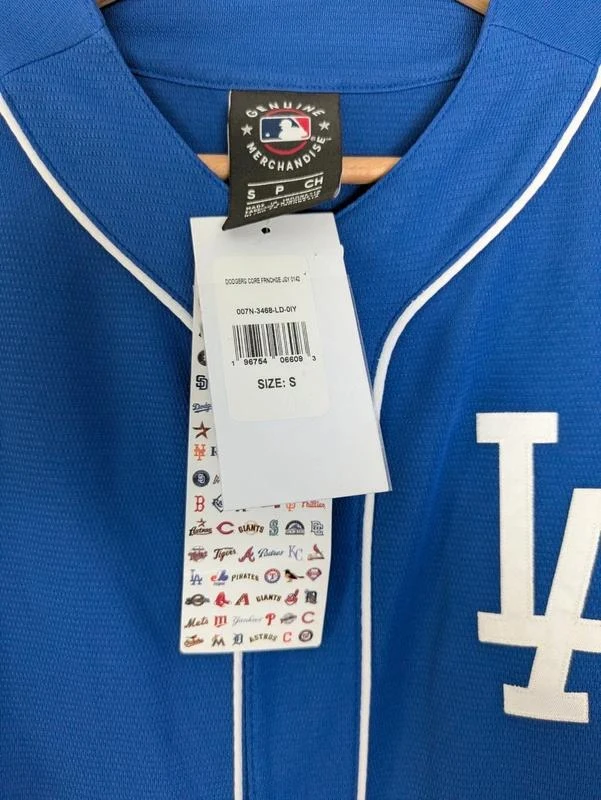 Blauwe Los Angeles Dodgers honkbalshirt Maat S nieuw officieel licentie van de – photo 6
